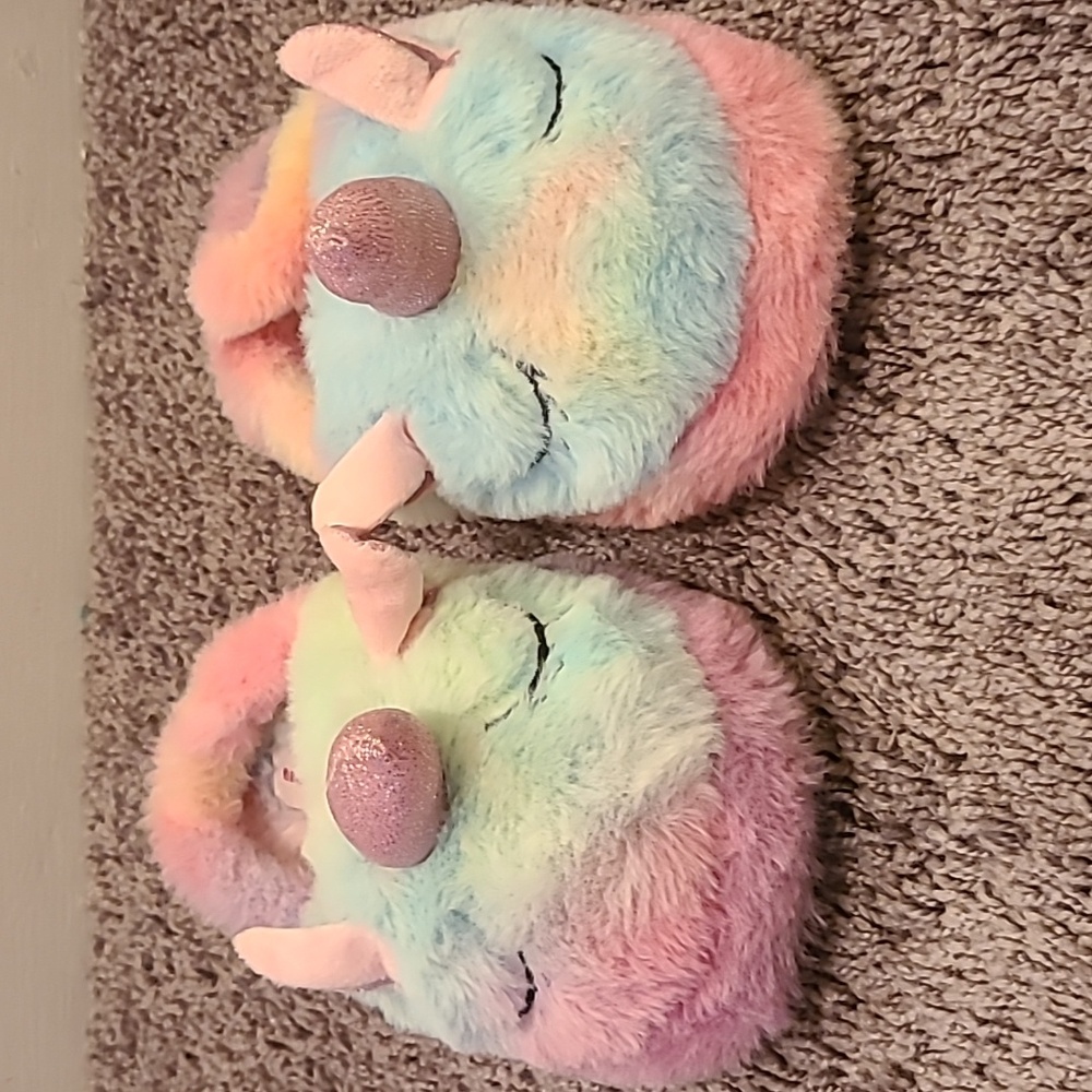 Unicorn Toddler Slippers 7/8